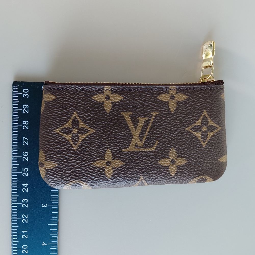 Louis Vuitton Brown Monogram Key Pouch Wallet - Picture 6 of 12